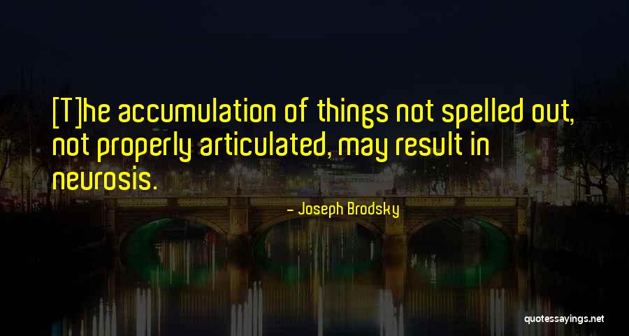 Vocabulary Quotes By Joseph Brodsky