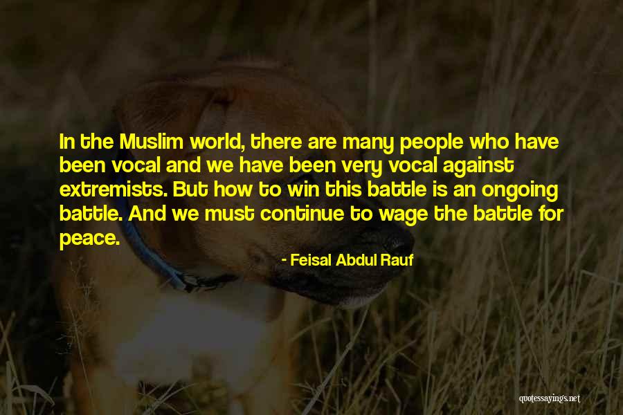Vocal Best Quotes By Feisal Abdul Rauf Vocal Best Quotes By Feisal Abdul Rauf