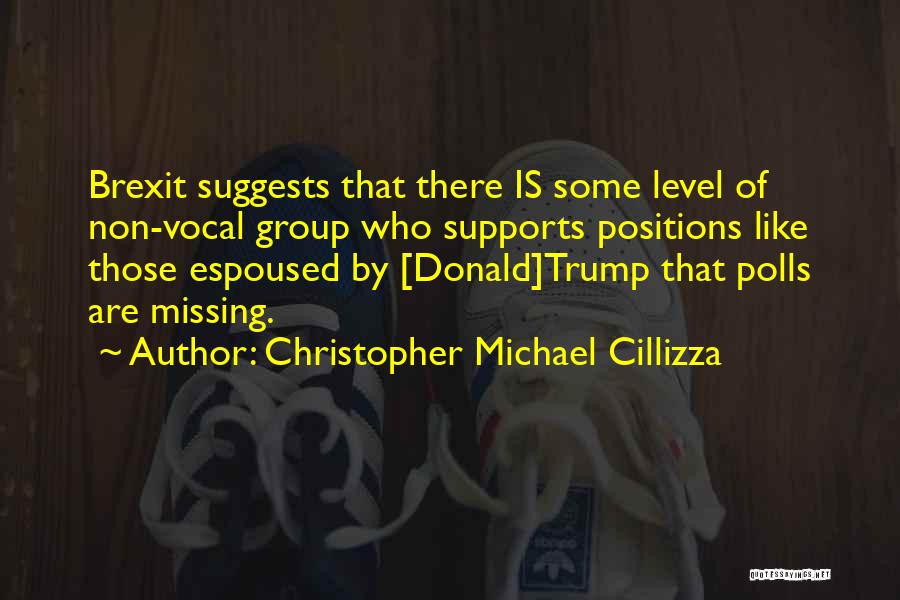 Vocal Group Quotes By Christopher Michael Cillizza