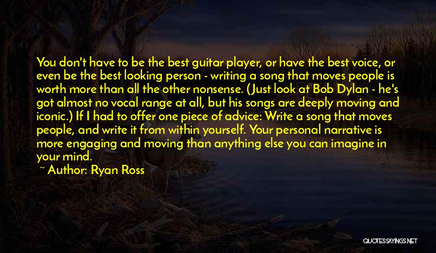 Vocal Person Quotes By Ryan Ross