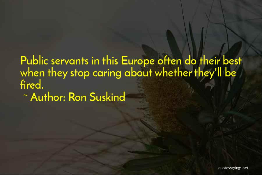 Vocation Calling Quotes By Ron Suskind