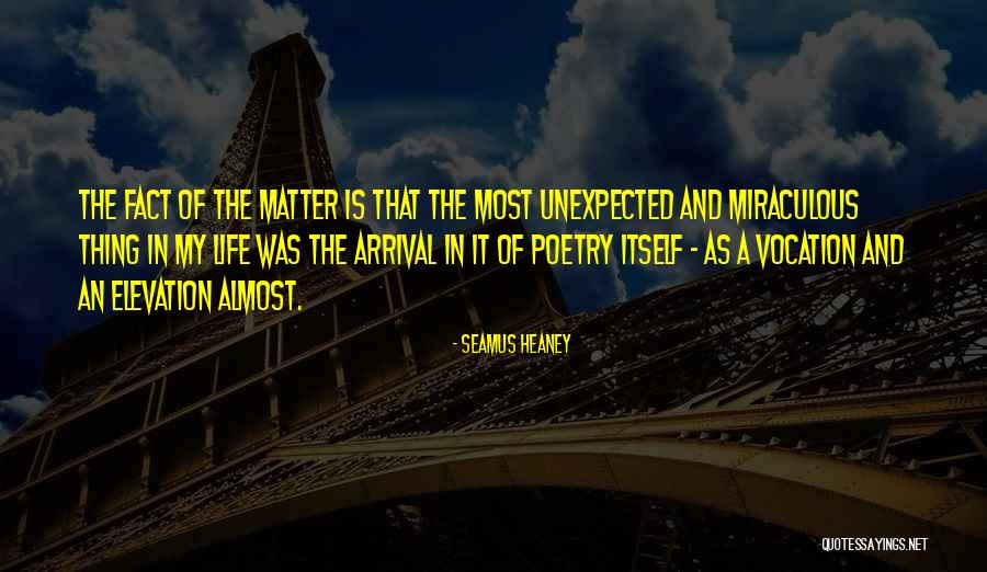 Vocation Quotes By Seamus Heaney Vocation Quotes By Seamus Heaney