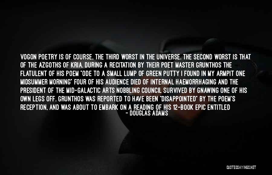 Vogon Quotes By Douglas Adams Vogon Quotes By Douglas Adams