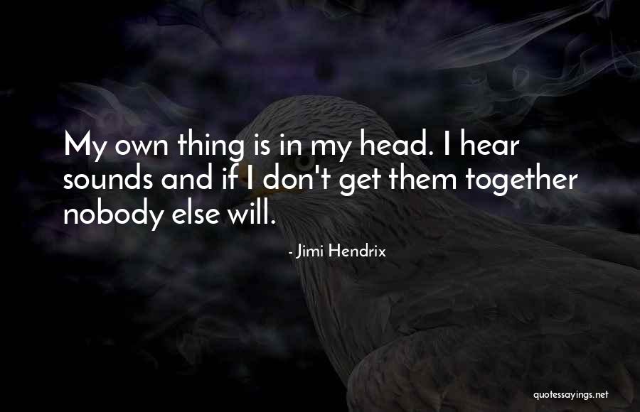 Vogue Logo Quotes By Jimi Hendrix