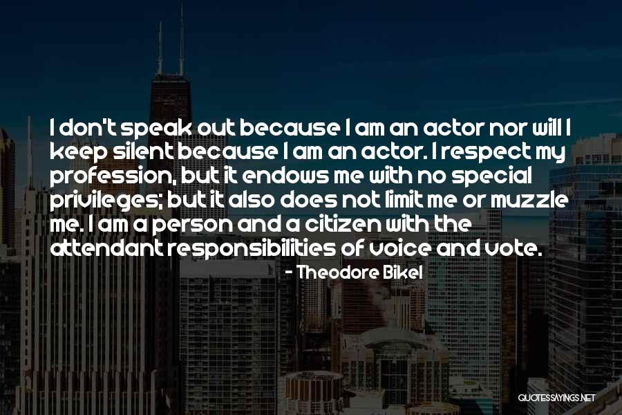 Voice Actor Quotes By Theodore Bikel Voice Actor Quotes By Theodore Bikel