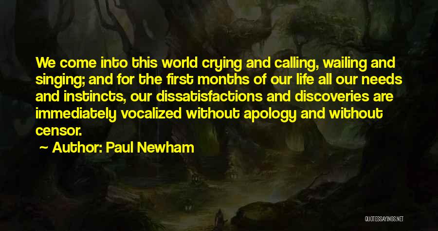 Voice And Singing Quotes By Paul Newham