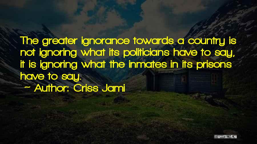 Voice Being Heard Quotes By Criss Jami
