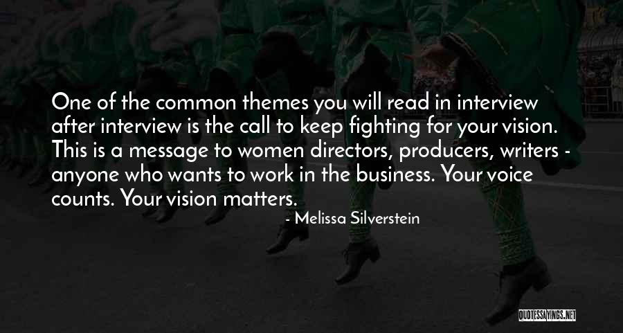 Voice Call Quotes By Melissa Silverstein Voice Call Quotes By Melissa Silverstein