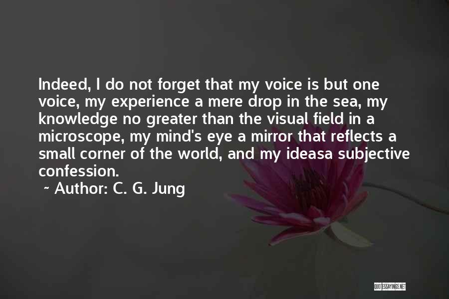 Voice Of Experience Quotes By C. G. Jung