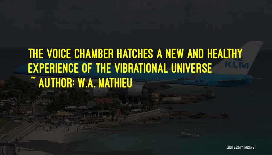 Voice Of Experience Quotes By W.A. Mathieu
