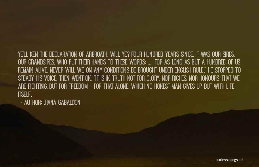 Voice Of Freedom Quotes By Diana Gabaldon