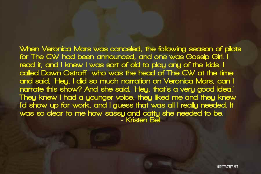 Voice Of Gossip Girl Quotes By Kristen Bell Voice Of Gossip Girl Quotes By Kristen Bell
