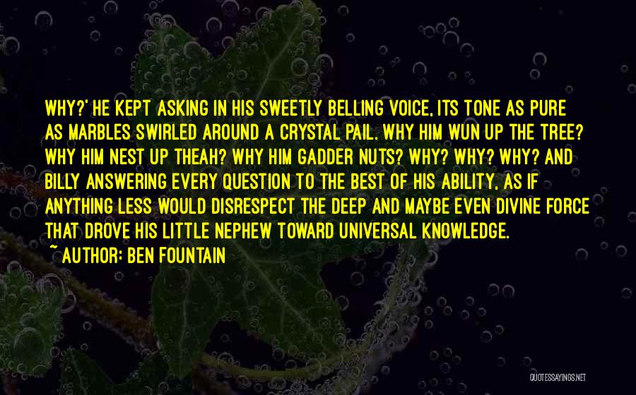 Voice Of Knowledge Quotes By Ben Fountain