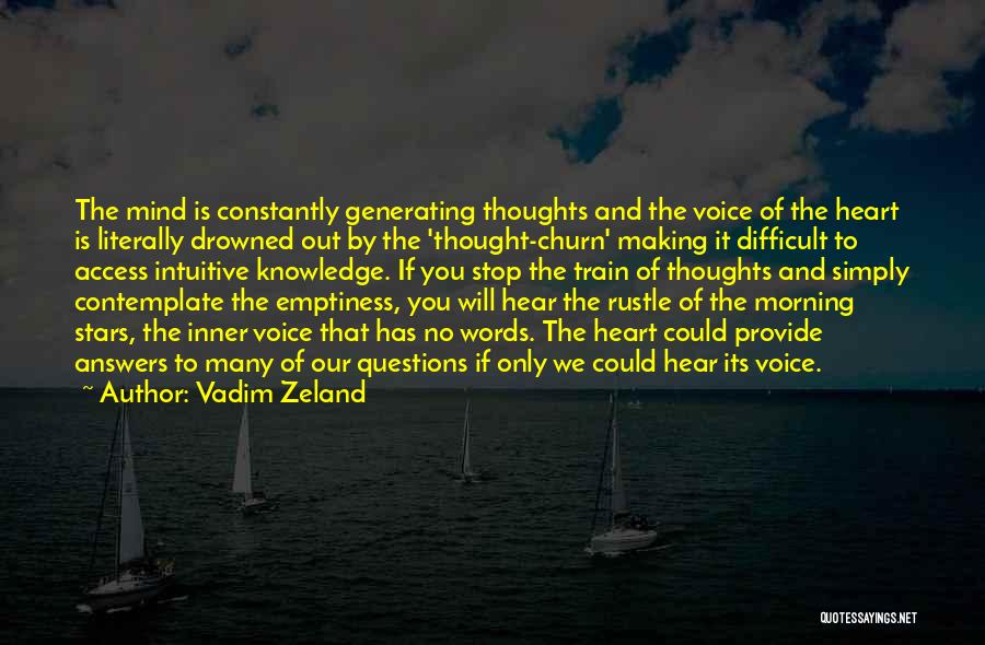 Voice Of Knowledge Quotes By Vadim Zeland