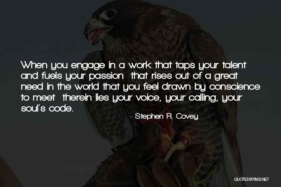 Voice Of Passion Quotes By Stephen R. Covey Voice Of Passion Quotes By Stephen R. Covey