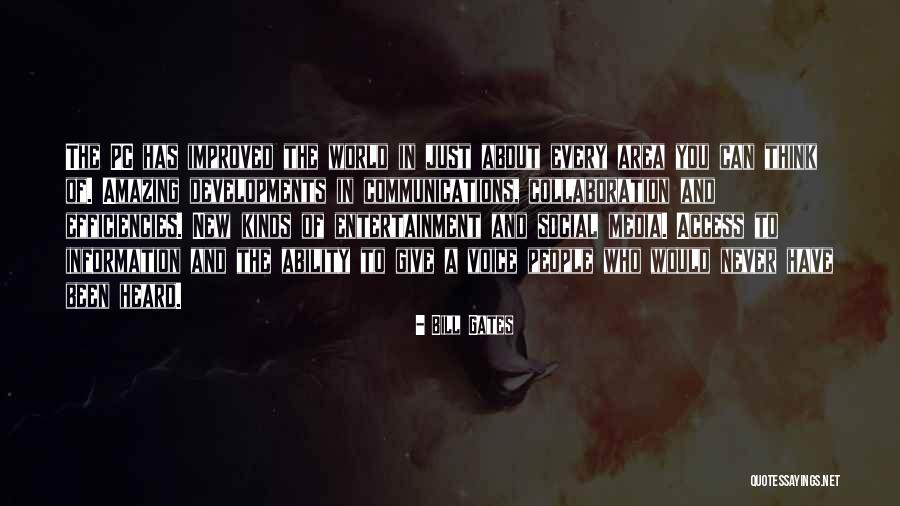 Voice Of The People Quotes By Bill Gates Voice Of The People Quotes By Bill Gates