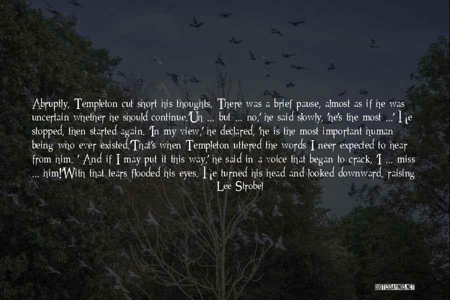 Voice Ones View Quotes By Lee Strobel Voice Ones View Quotes By Lee Strobel