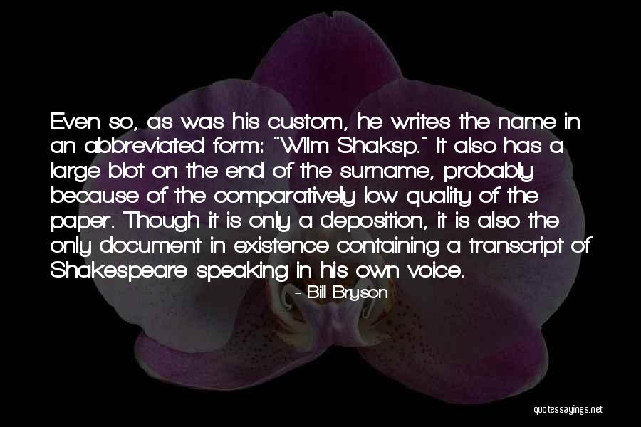 Voice Quality Quotes By Bill Bryson Voice Quality Quotes By Bill Bryson