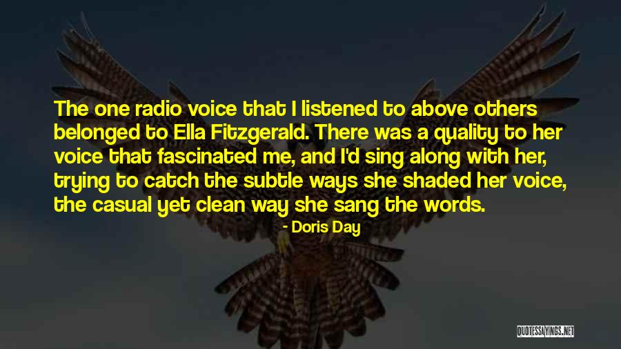 Voice Quality Quotes By Doris Day Voice Quality Quotes By Doris Day