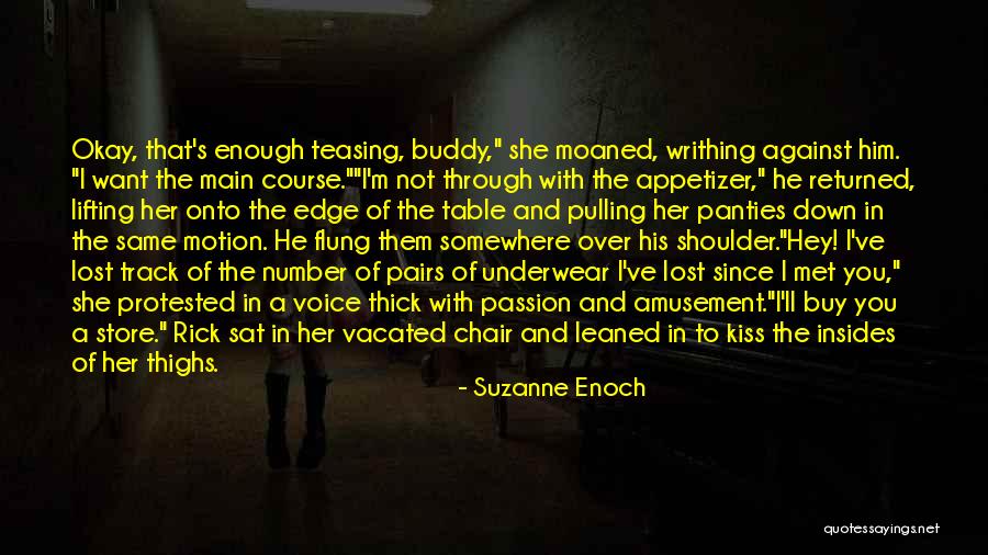 Voice Track Quotes By Suzanne Enoch Voice Track Quotes By Suzanne Enoch
