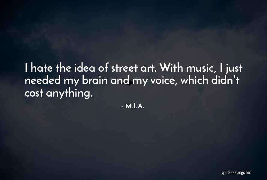 Voice With Quotes By M.I.A. Voice With Quotes By M.I.A.
