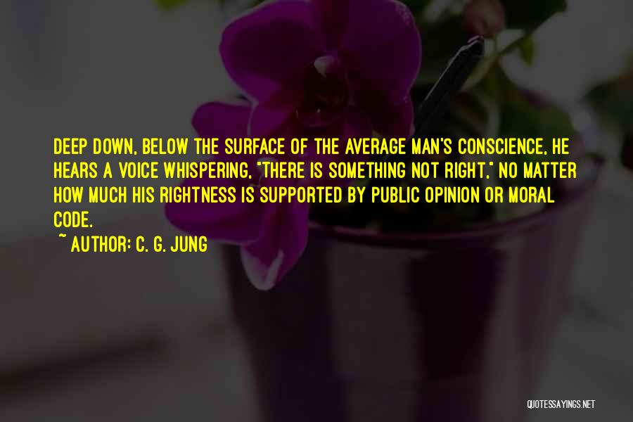 Voice Your Opinion Quotes By C. G. Jung