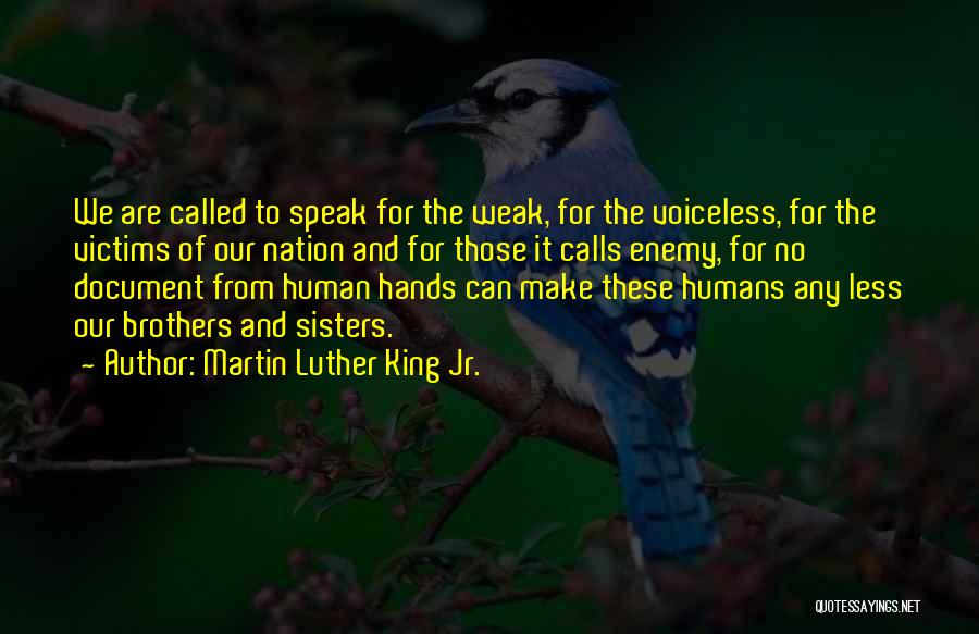Voiceless Quotes By Martin Luther King Jr.