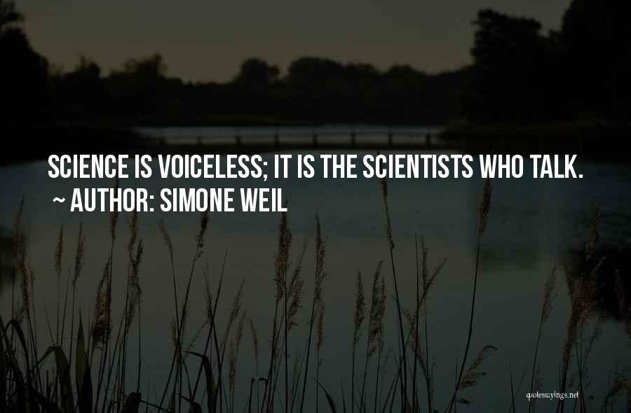 Voiceless Quotes By Simone Weil