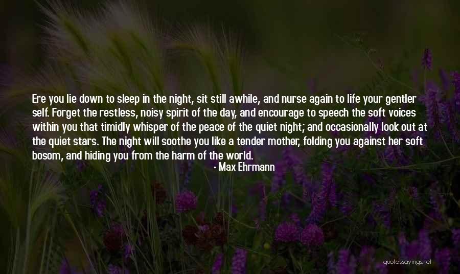 Voices From Within Quotes By Max Ehrmann