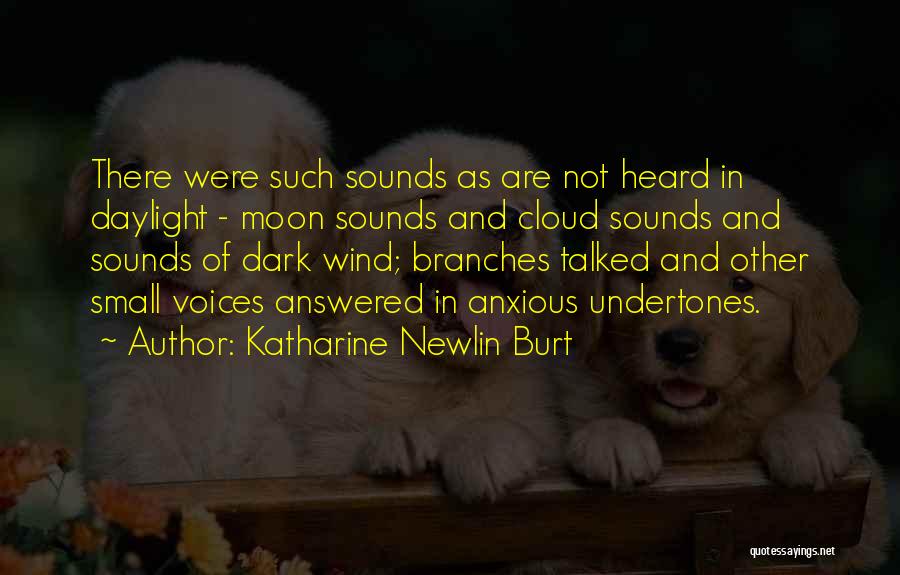 Voices Heard Quotes By Katharine Newlin Burt