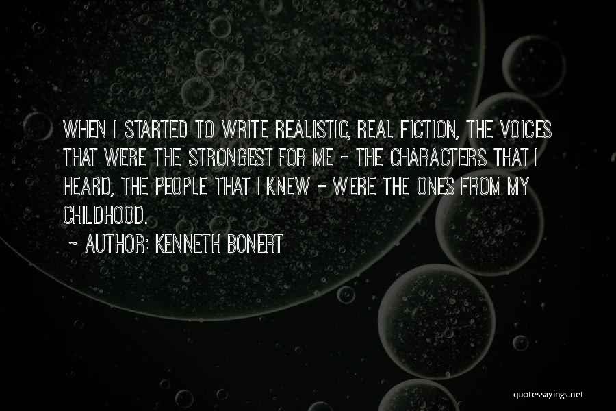 Voices Heard Quotes By Kenneth Bonert