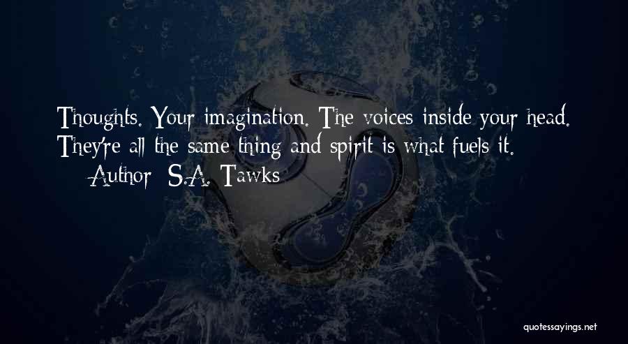 Voices Inside My Head Quotes By S.A. Tawks