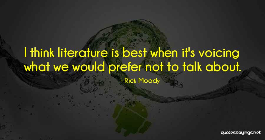 Voicing Out Quotes By Rick Moody Voicing Out Quotes By Rick Moody