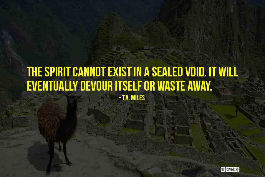 Void Spirit Quotes By T.A. Miles Void Spirit Quotes By T.A. Miles