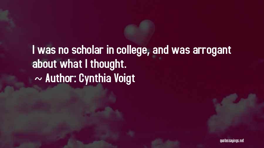 Voigt Quotes By Cynthia Voigt