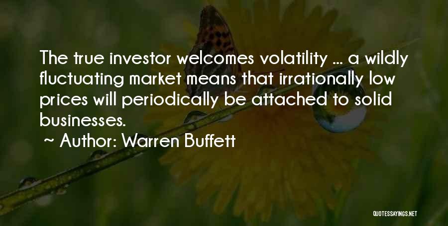 Volatility Quotes By Warren Buffett