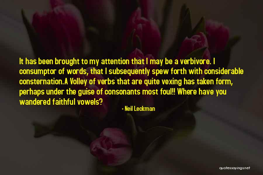 Volley Quotes By Neil Leckman