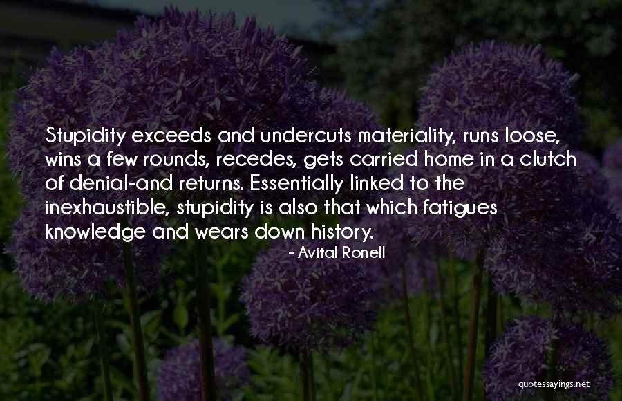Volleying Games Quotes By Avital Ronell Volleying Games Quotes By Avital Ronell