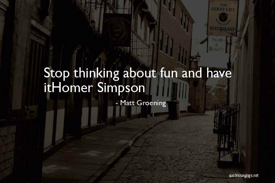 Volstad Surveyor Quotes By Matt Groening