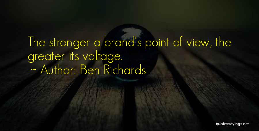 Voltage Quotes By Ben Richards