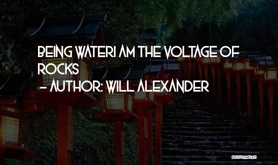 Voltage Quotes By Will Alexander