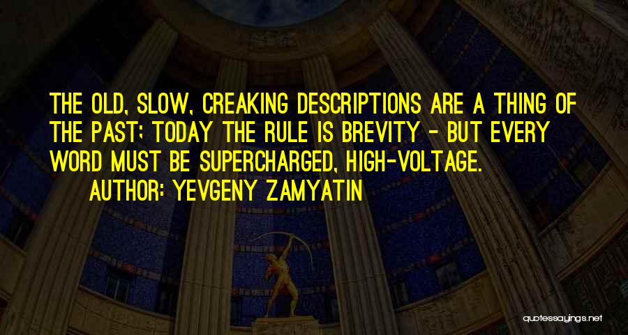 Voltage Quotes By Yevgeny Zamyatin