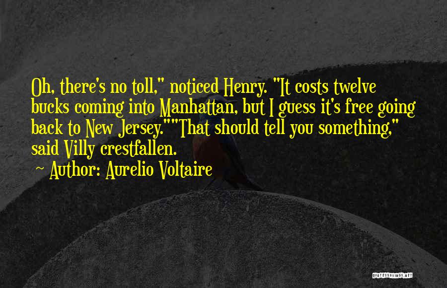 Voltaire's Quotes By Aurelio Voltaire