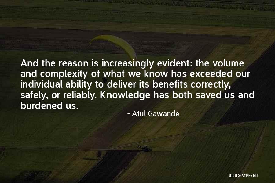 Volume Quotes By Atul Gawande