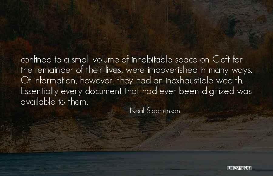 Volume Quotes By Neal Stephenson