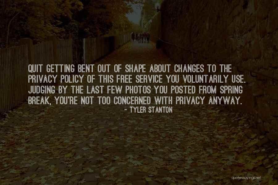 Voluntarily Quit Quotes By Tyler Stanton Voluntarily Quit Quotes By Tyler Stanton