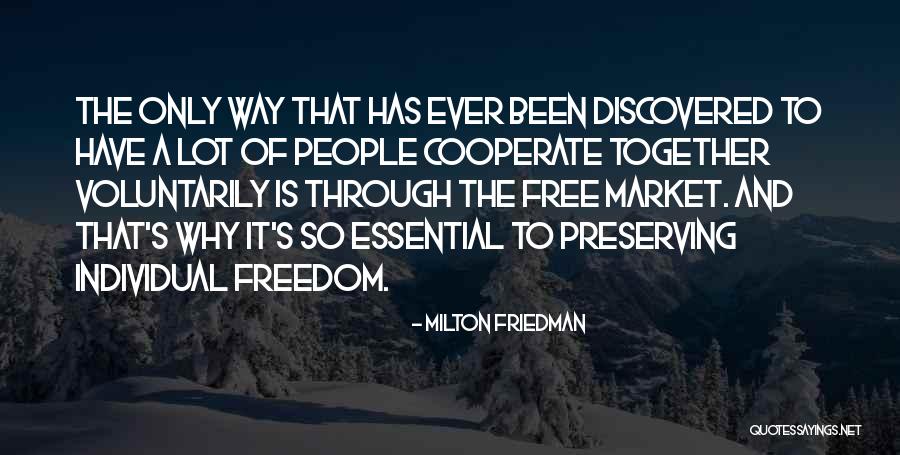 Voluntarily Quotes By Milton Friedman Voluntarily Quotes By Milton Friedman