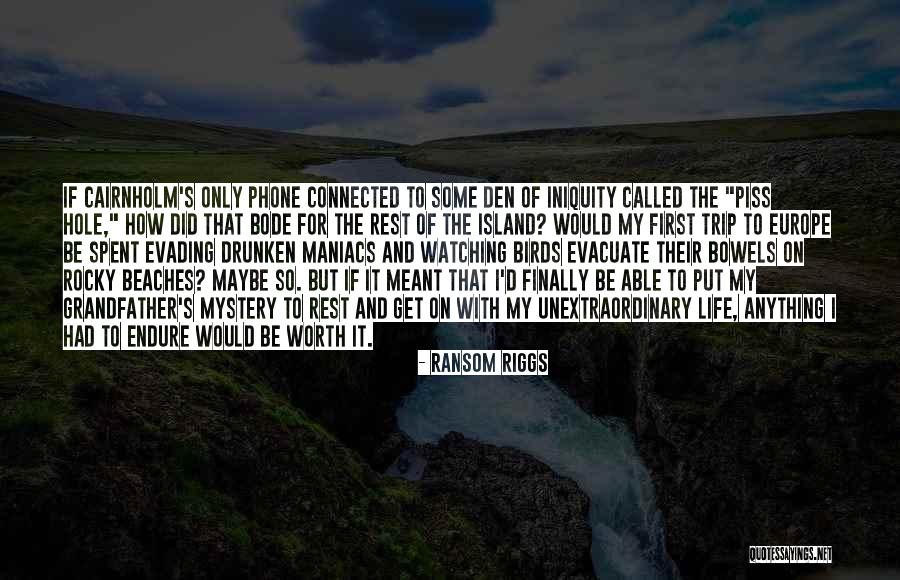 Voluntarios Naciones Quotes By Ransom Riggs Voluntarios Naciones Quotes By Ransom Riggs