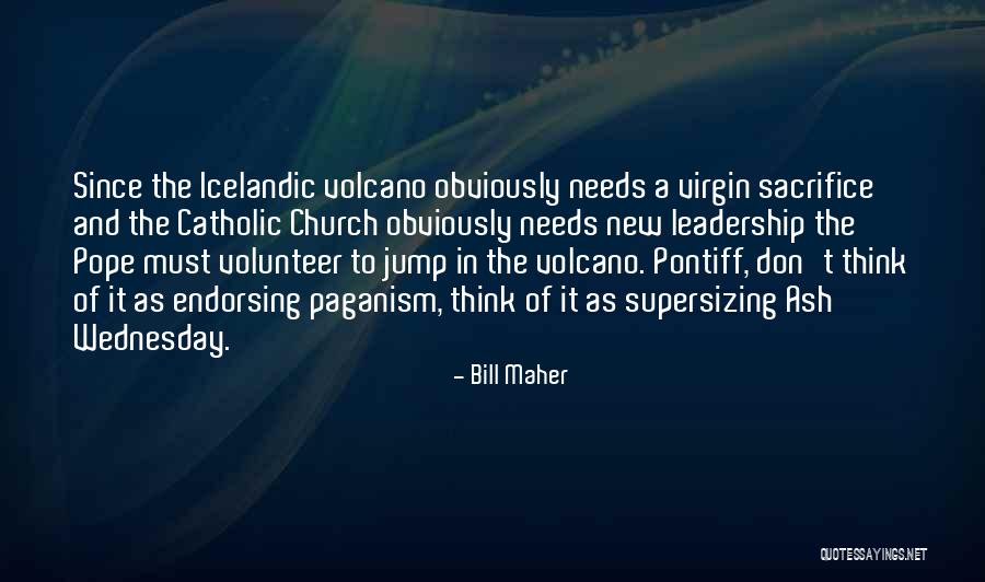 Volunteer Leadership Quotes By Bill Maher