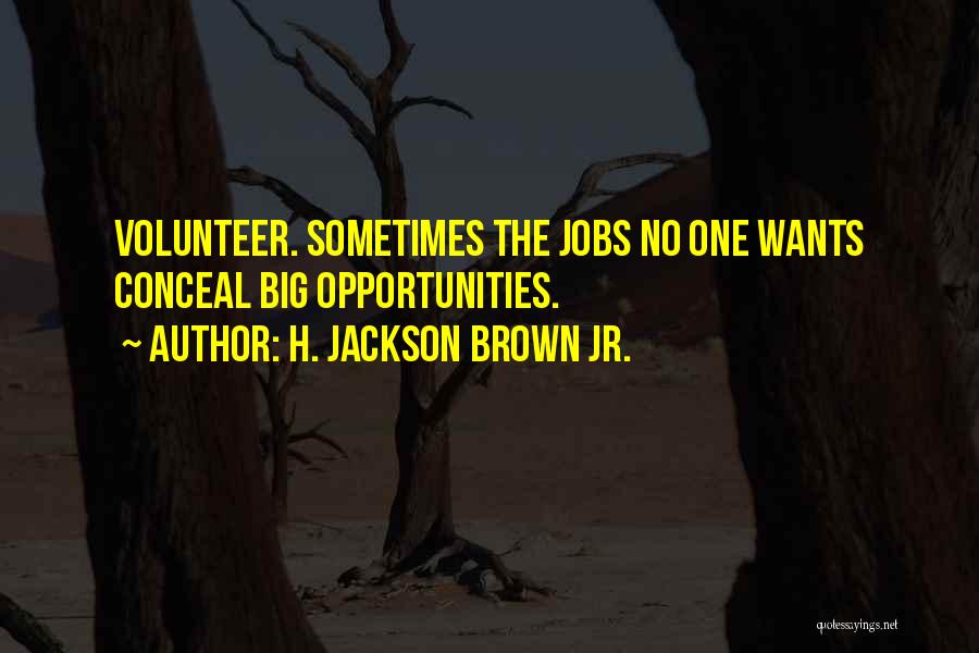 Volunteer Quotes By H. Jackson Brown Jr.